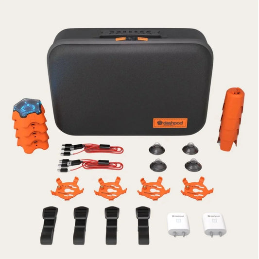 DASHPOD MultiSense – Dual Sensor Smart 4 Pods for Elite Training Kit (With Accessories)